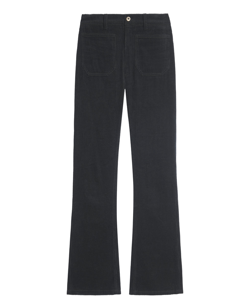 Black corduroy joni jeans discount