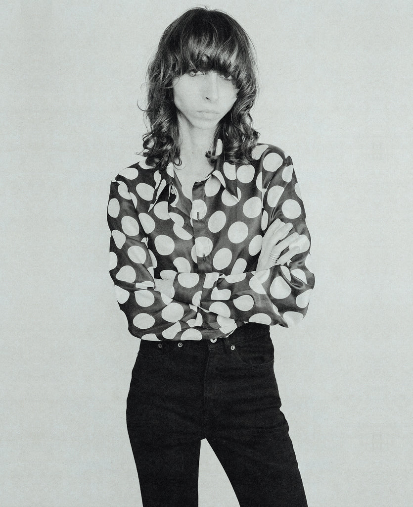 Good Morning Keith Black Dots 70's shirt