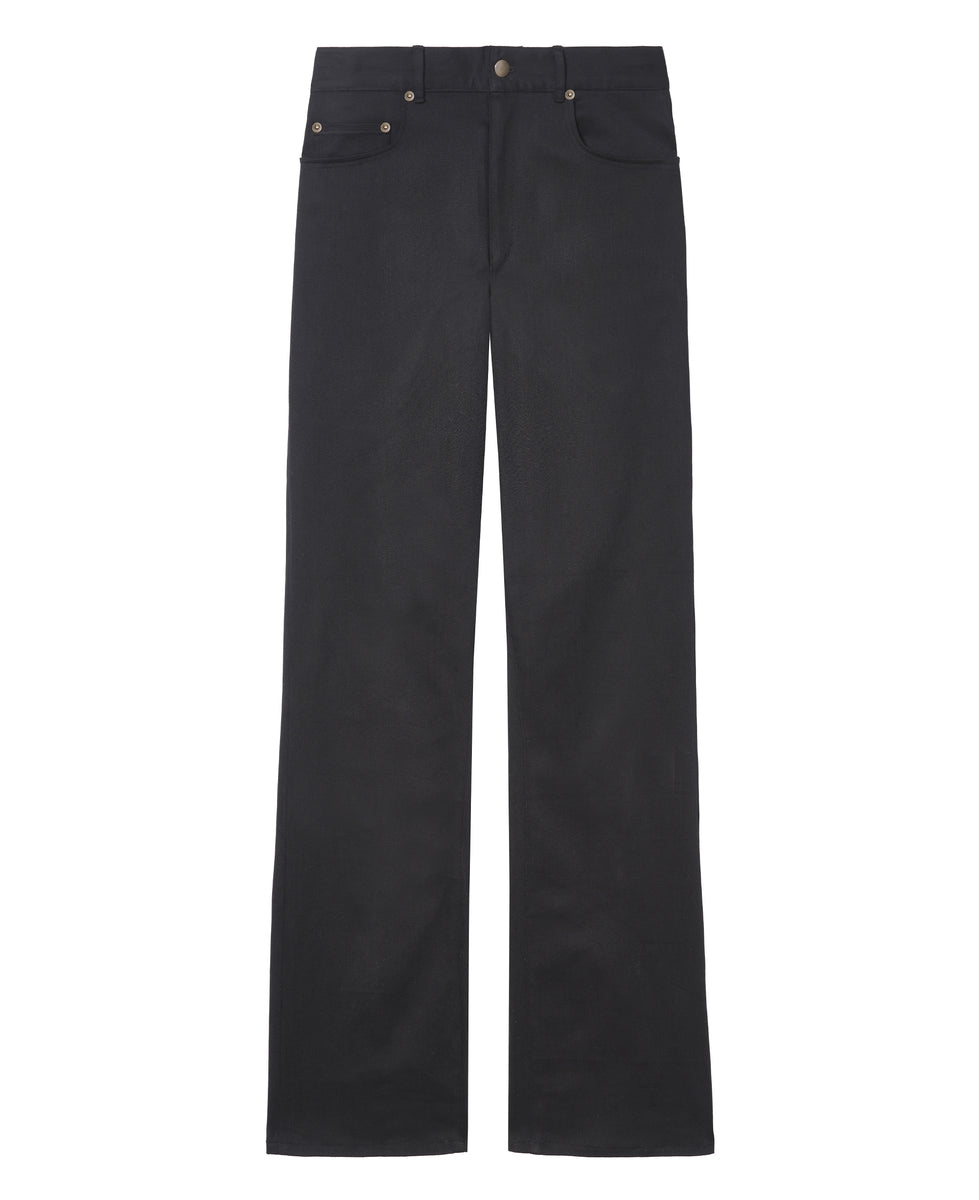 Black Denim Straight Jeans High Waist | Good Morning Keith