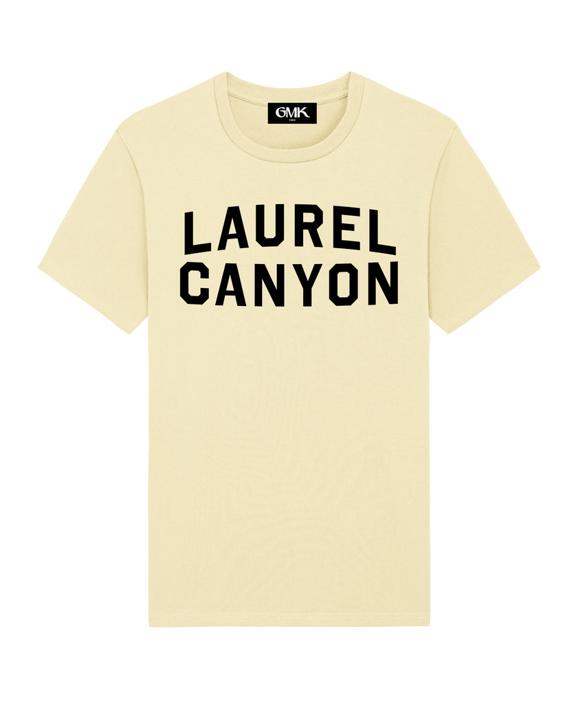 Good Morning Keith Laurel Canyon Acid Yellow T-shirt vintage rock inspired