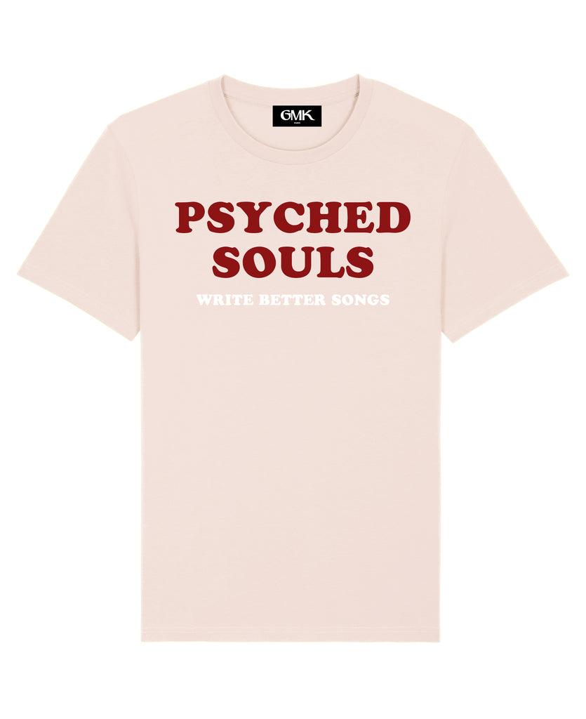 Good Morning Keith Psyched Souls Write Better Songs vintage blue t-shirt made of organic cotton