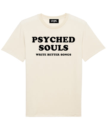 Good Morning Keith Psyched Souls Write Better Songs natural t-shirt made of organic cotton