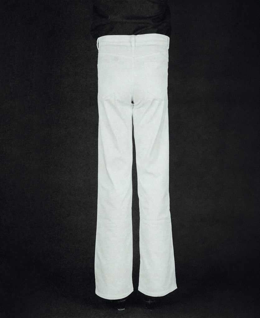 Good Morning Keith White Corduroy Mick Flare jeans