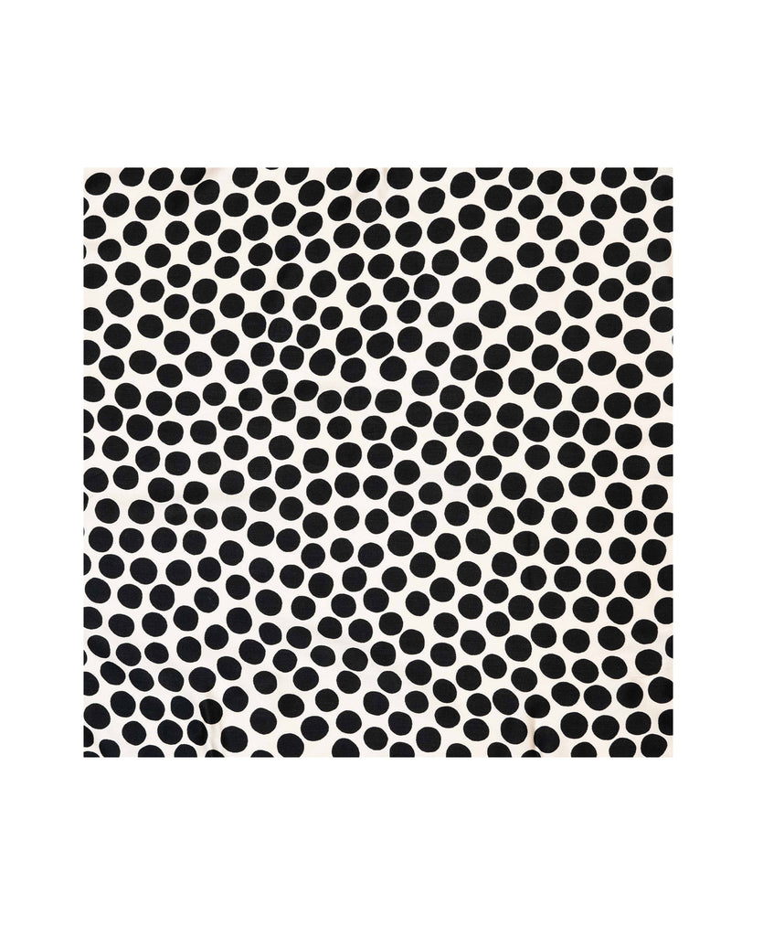 Good Morning Keith White Dots viscose Bandana Packshot