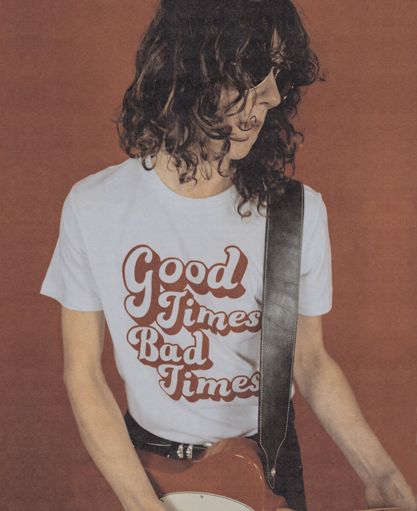 Good Morning Keith Good Times Bad Times Unisex White T-shirt