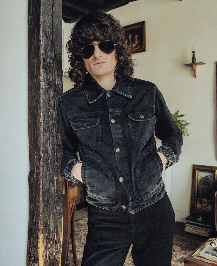 Good Morning Keith Back Washed Denim Jacket