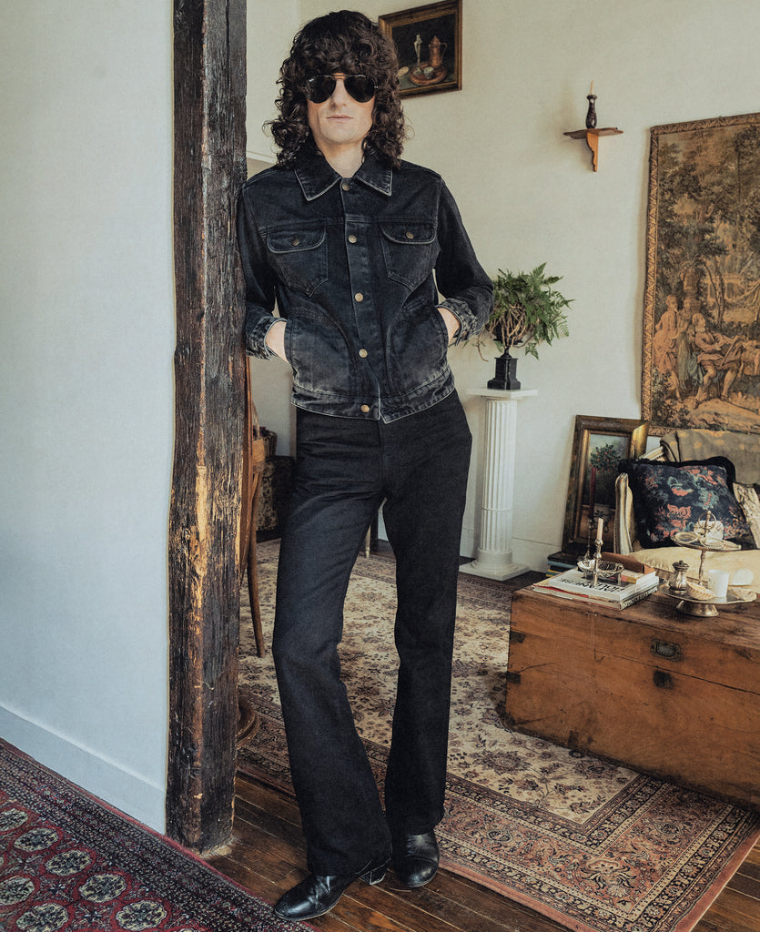 Good Morning Keith Back Washed Denim Jacket