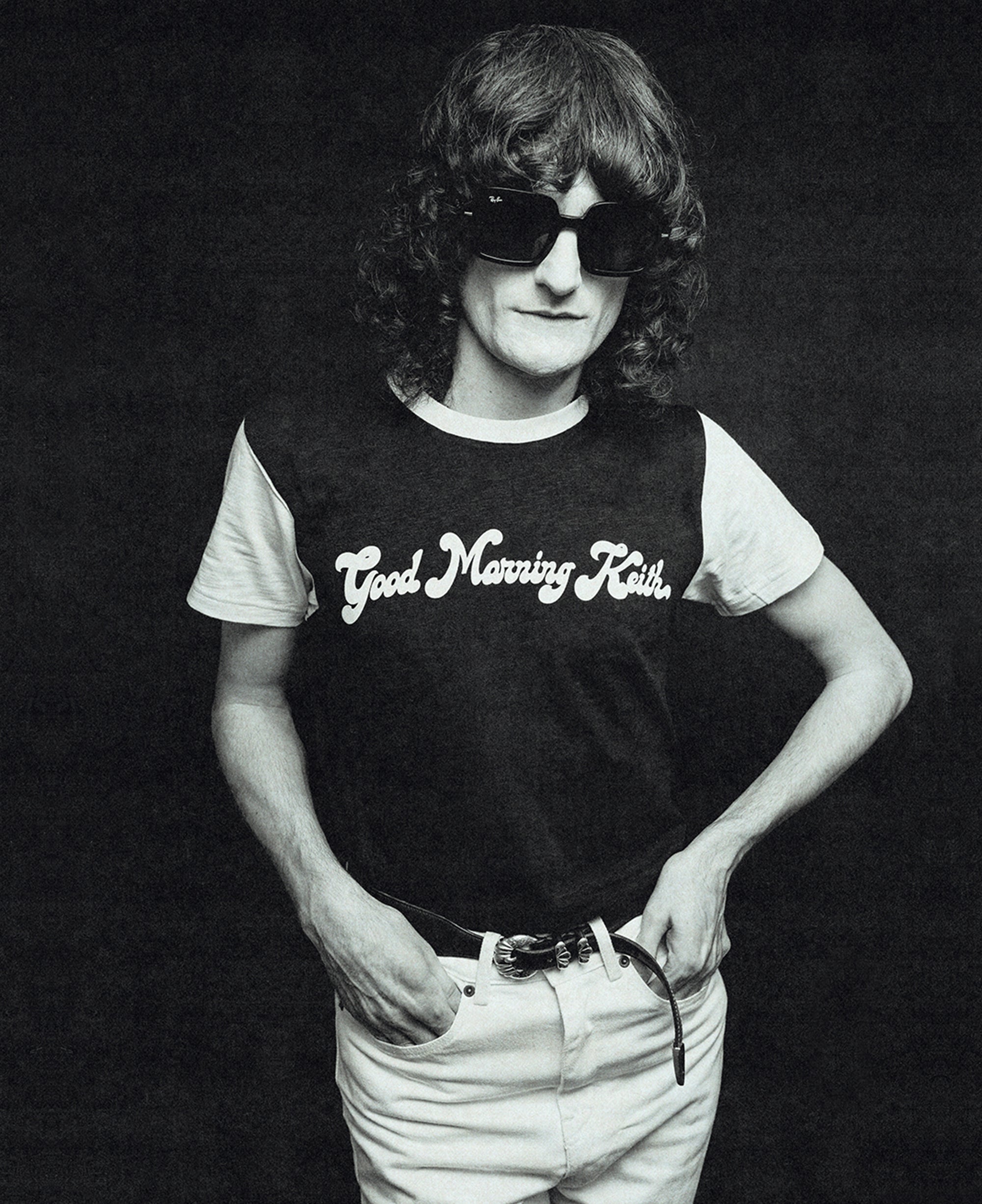 Keith Ringer Good Morning Keith - Black Ringer T-shirt