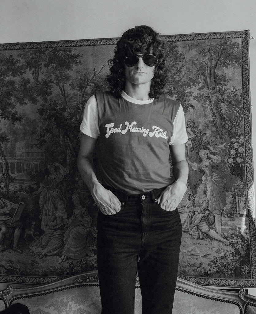 Good Morning Keith Red Ringer T-shirt