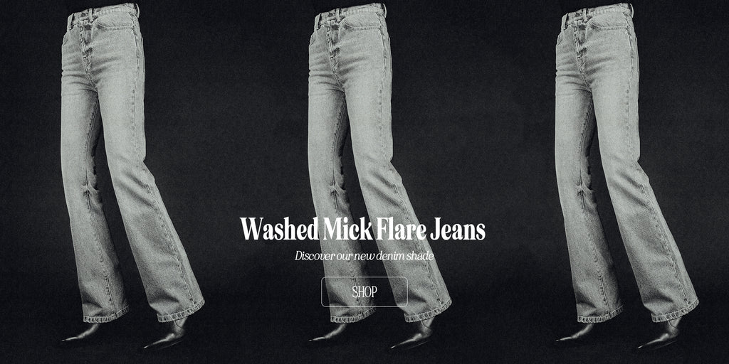 Good Morning Keith Washed Denim Mick Flare Jeans