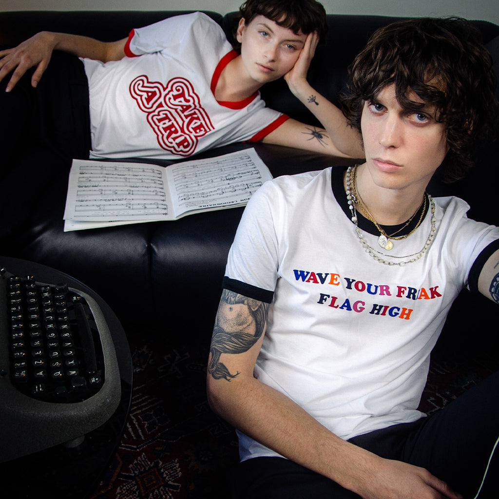 Good Morning Keith wave your freak flag high Take A Trip ringer t-shirt