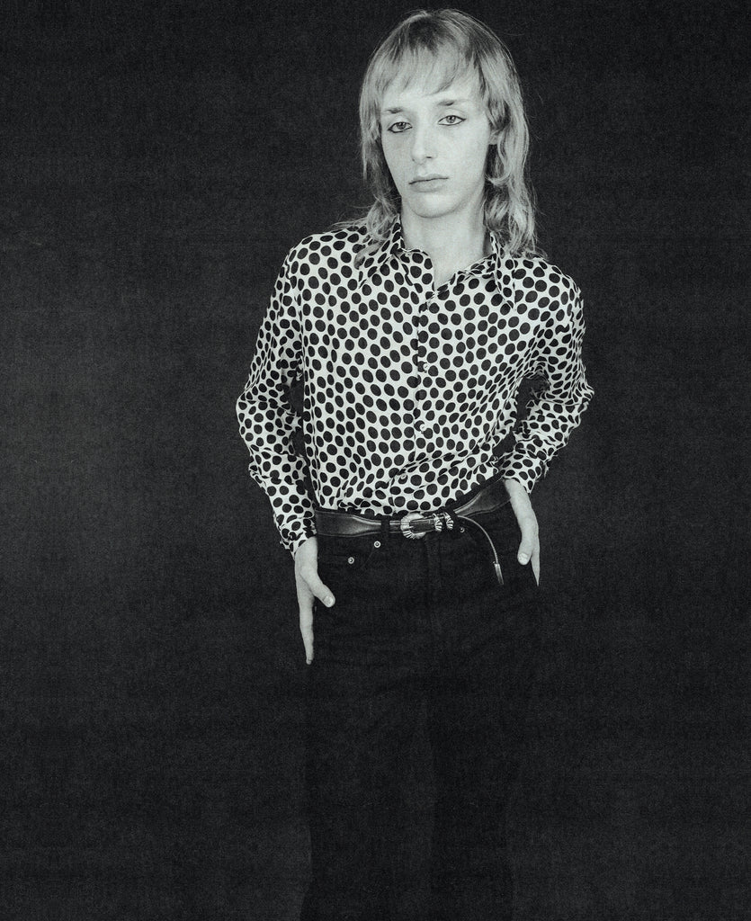 Good Morning Keith White Dots 70's Shirt