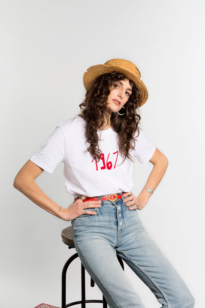 T-SHIRT 1967 ROUGE - Good Morning Keith