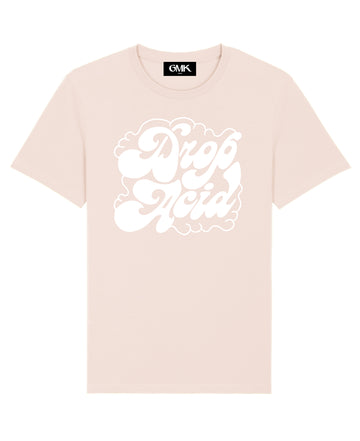 Good Morning Keith Drop Acid light pink unisex vintage organic T-shirt 
