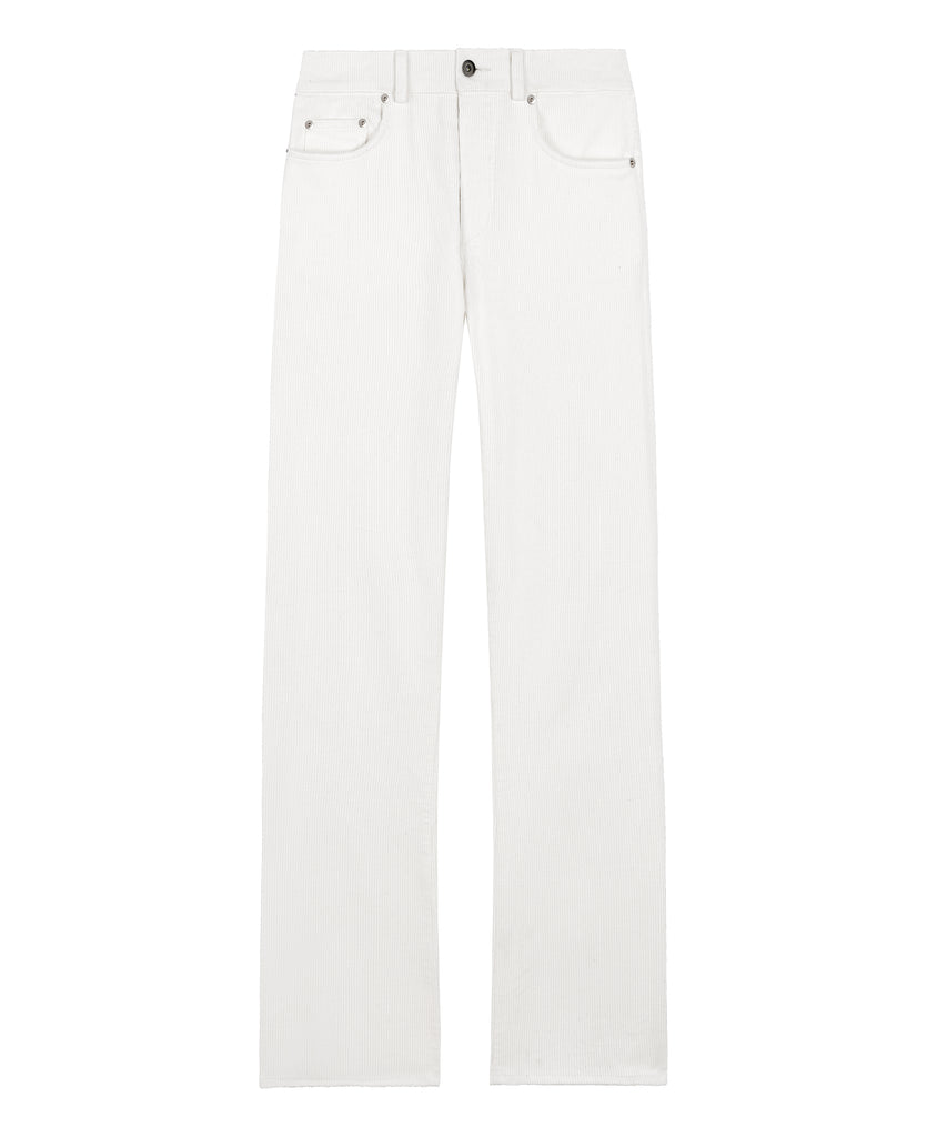 Good Morning Keith White Unisex Iggy Bootcut jeans