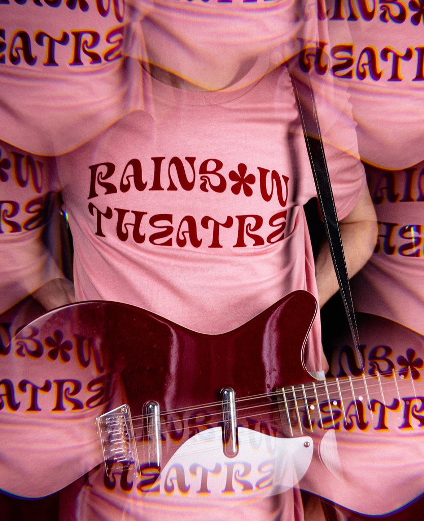 Good Morning Keith Rainbow Theatre Pink T-shirt rock vintage sixties seventies organic cotton venue collection hippie parisian clothing brand