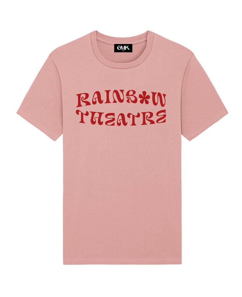 Good Morning Keith Rainbow Theatre Pink T-shirt rock vintage sixties seventies organic cotton venue collection hippie parisian clothing brand