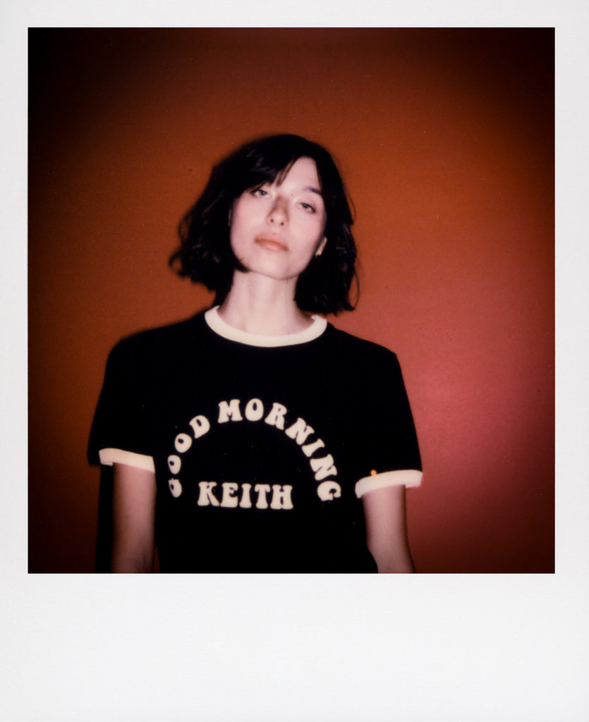 Good Morning Keith Black Ringer Unisex Keith Tee