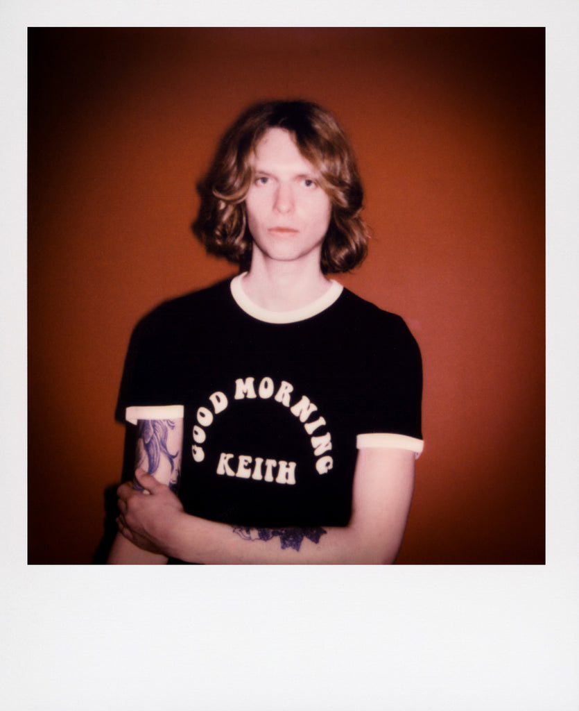 Good Morning Keith Black Ringer Unisex Keith Tee