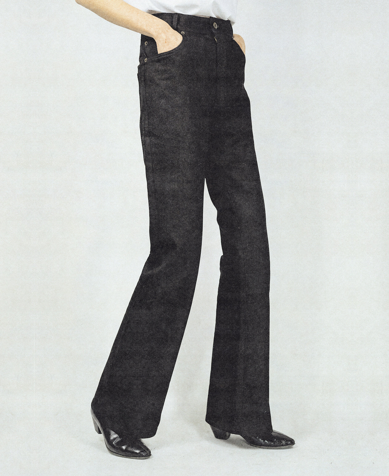 Good Morning Keith - Black Denim Mick Flare Jeans