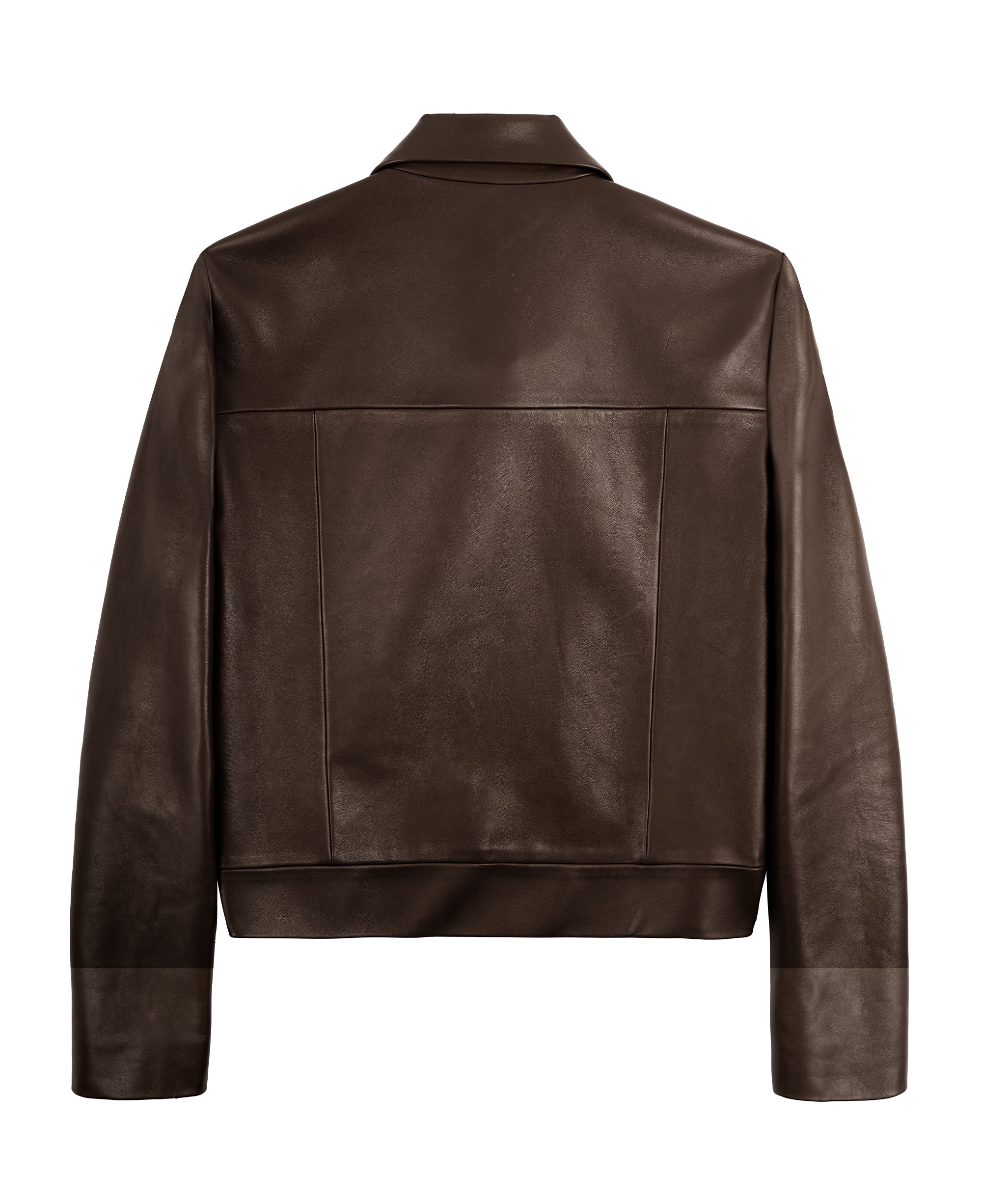 Dark Brown Leather Jacket - Good Morning Keith