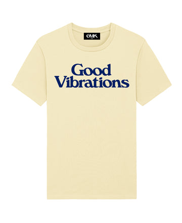 Good Morning Keith Good Vibrations Acid Yellow Unisex Vintage T-shirt