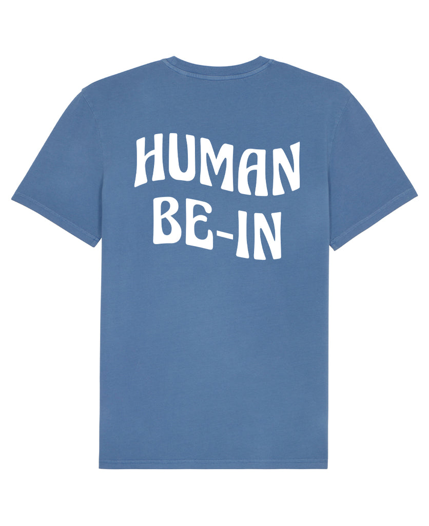 Good Morning Keith Human Be-In Vintage Blue Tee