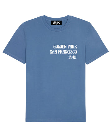 Good Morning Keith Human Be-In Vintage Blue T-shirt