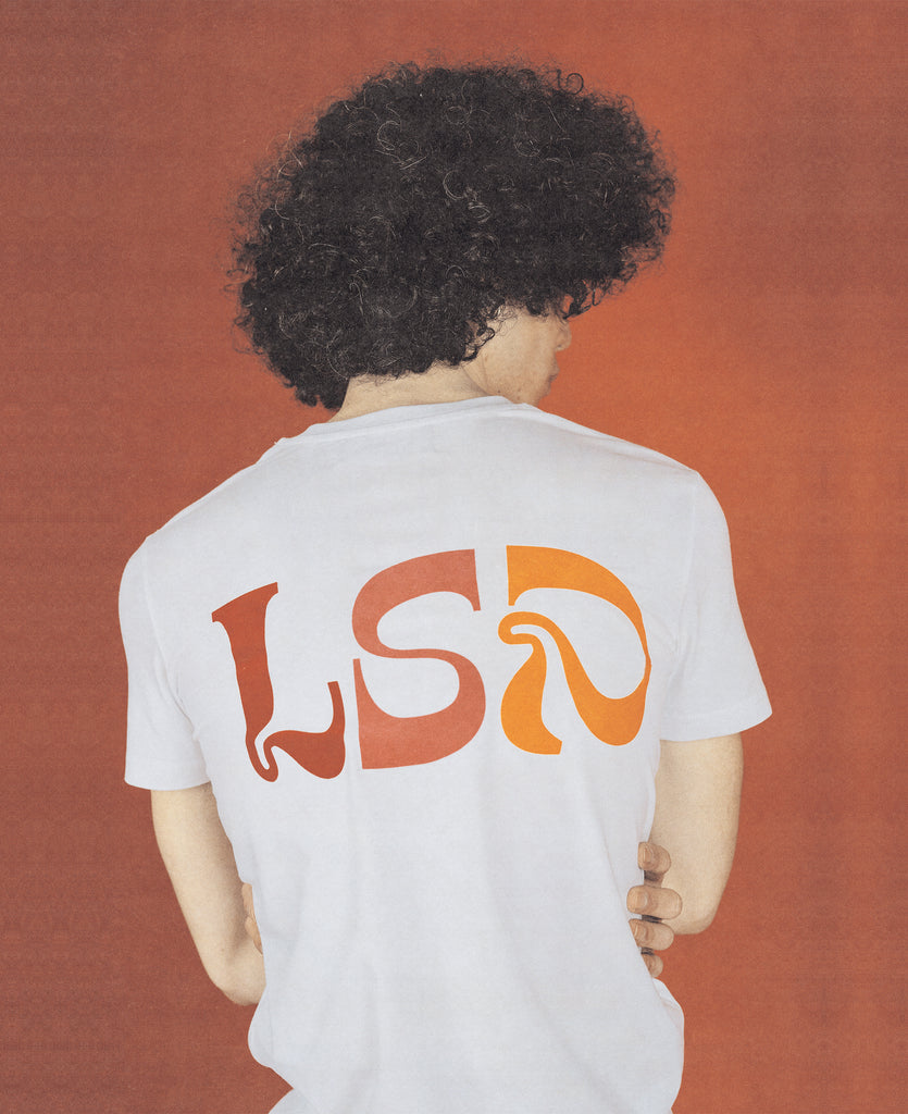 Good Morning Keith LSD white unisex t-shirt