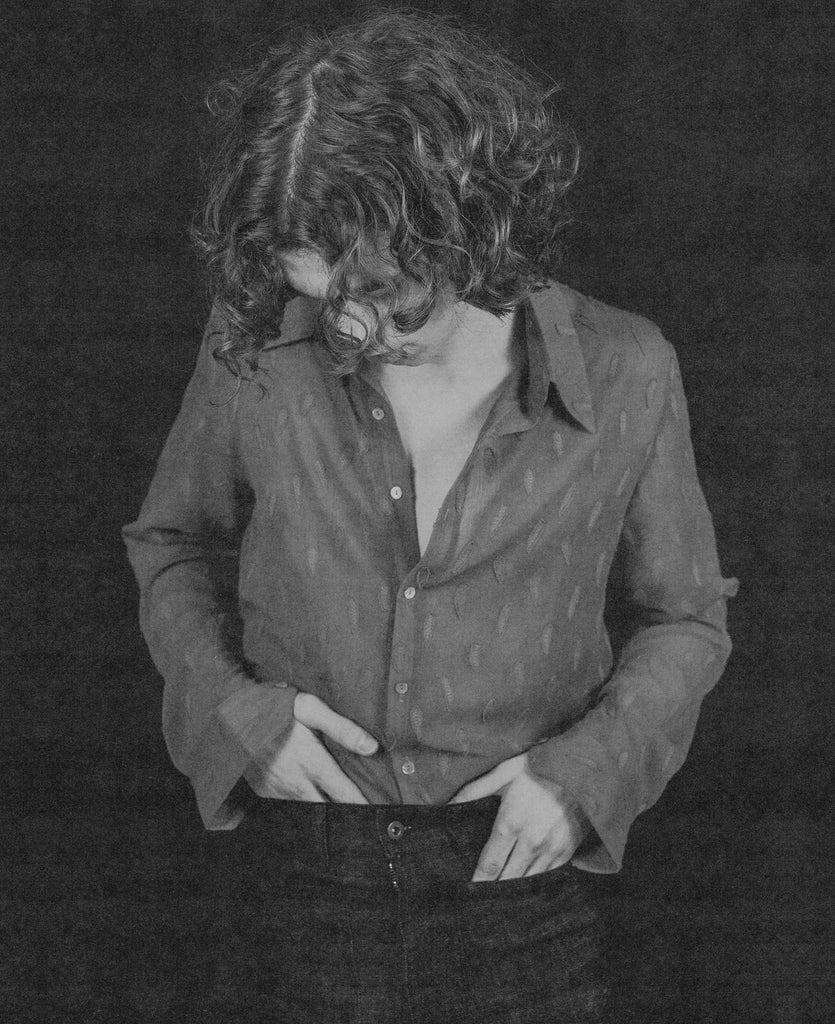 Good Morning Keith Amber Paisley shirt made in Paris France Rock Vintage inspiration boheme
