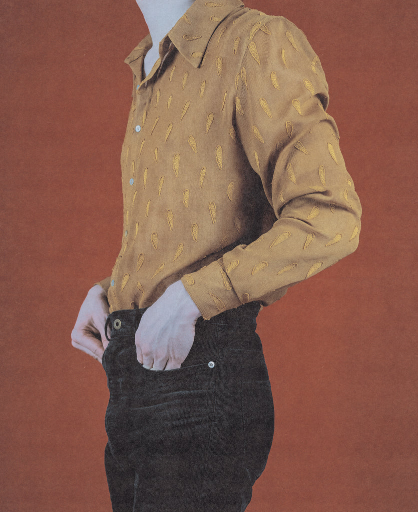 Good Morning Keith Amber Paisley shirt made in Paris France Rock Vintage inspiration boheme
