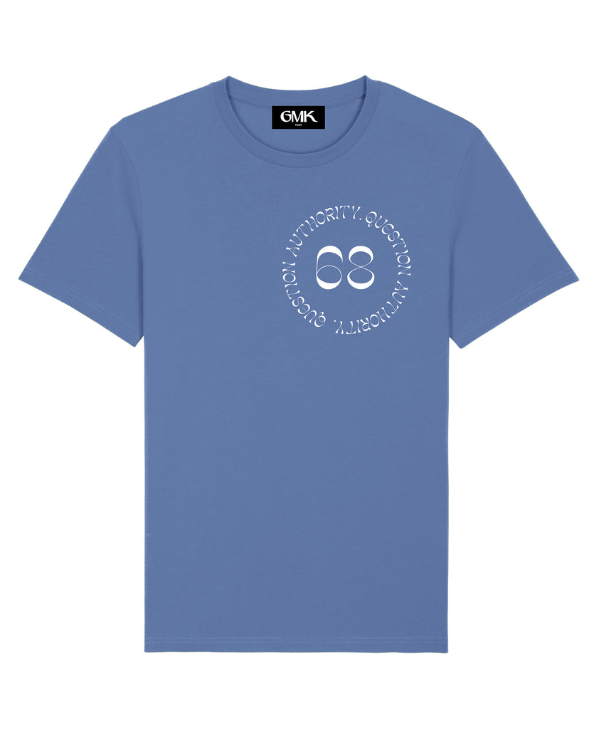 Good Morning Keith Question Authority Light Blue Tee Packshot