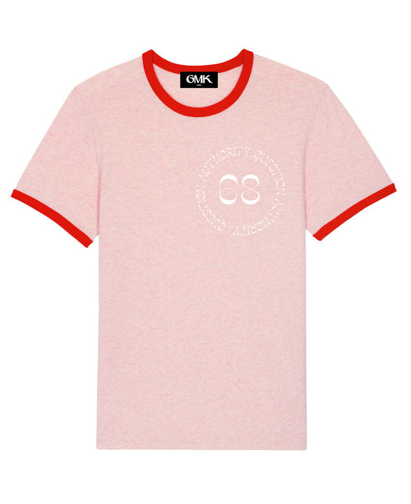 Good Morning Keith Question Authority Ringer Tee Packshot