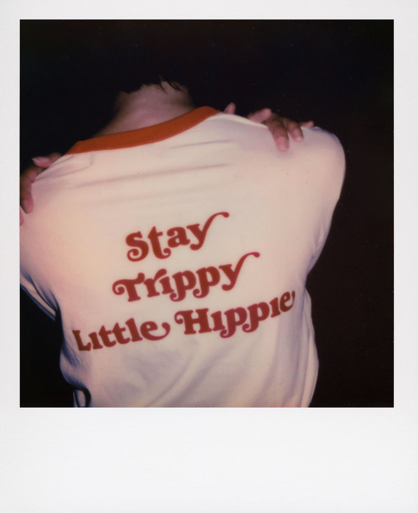 Good Morning Keith Stay Trippy Little Hippie Unisex Red Ringer Tee