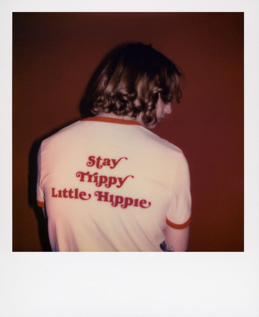 Good Morning Keith Stay Trippy Little Hippie Unisex Red Ringer Tee