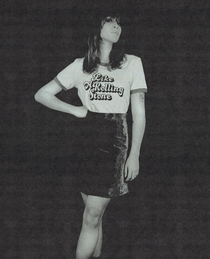 Good Morning Keith Mary Velvet Mini Skirt Packshot Rock Sixties Clothing