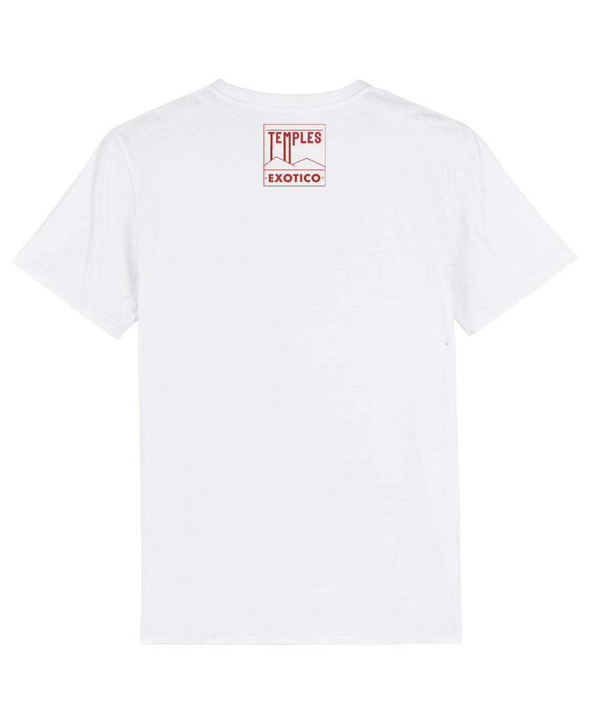 Good Morning Keith X Temples Exotico White Unisex T-shirt Back