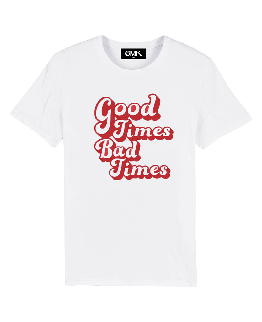 Good Morning Keith Good Times Bad Times Unisex White T-shirt