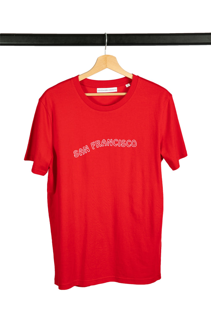 SAN FRANCISCO RED TEE - Good Morning Keith